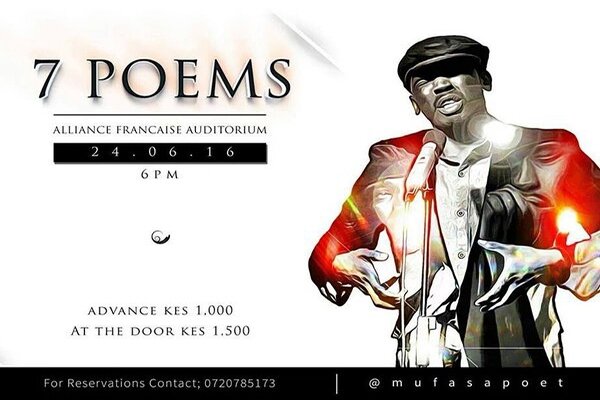 Africa Poetry: Kenyan Poet Mufasa Hosts Poetry Show -7 Poems- In Nairobi